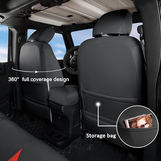 GIANT PANDA Customized Full Set Car Seat Covers - Image 3