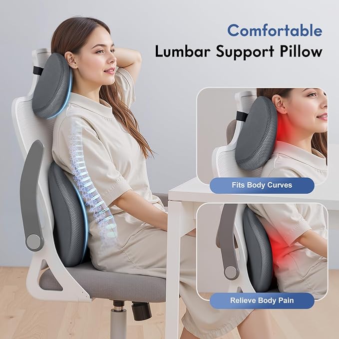 FLORICH Lumbar Support Pillow and Neck Pillow - Image 4