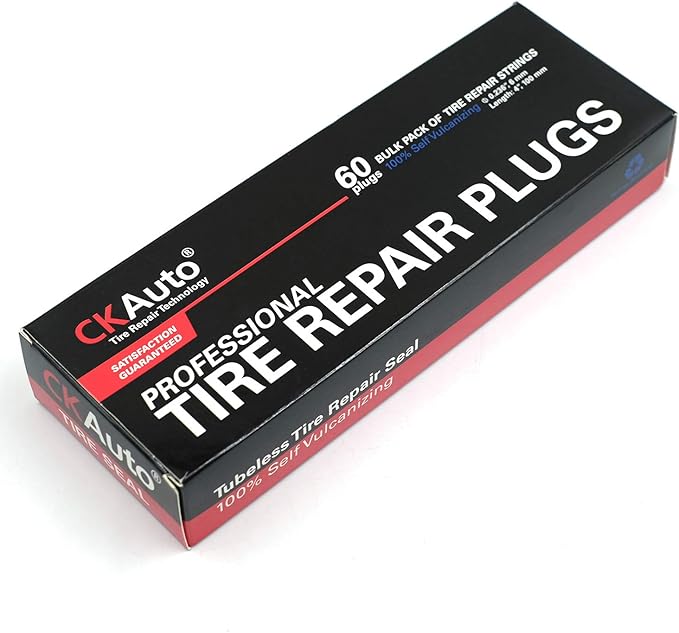 CKAuto 60pcs 4" Black Tire Repair Strings, Automotive Tool Tire Repair Plugs - Image 5