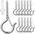 12 PCS Q-Hanger Hooks, Screw Hooks by FSAH
