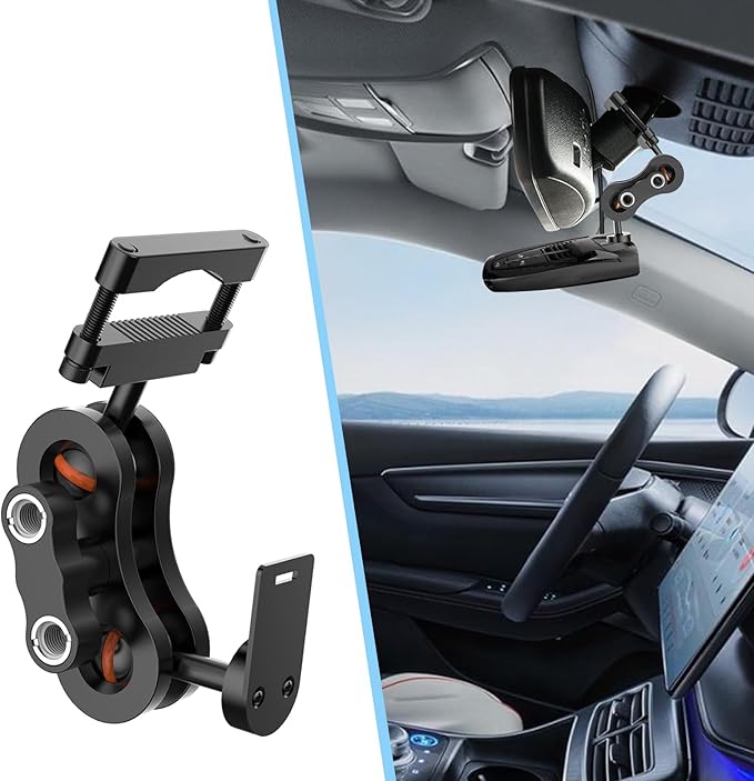 Radar Detector Rearview Mirror Rod Mounting Bracket and Radar Direct Power Cord - Image 2