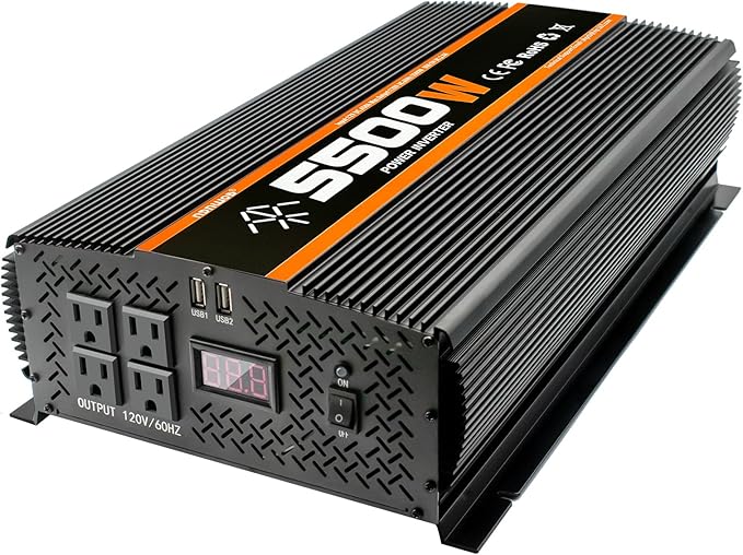 5500 Watt Inverter 5500W Inverter 12V to 110V/120V Power Inverter Truck RV by TVNIKDPOWERINVERTER
