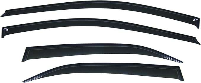 Wind Deflector Compatible with 2007-2011 Toyota Camry Sedan Smoke Sun/Rain - Image 2