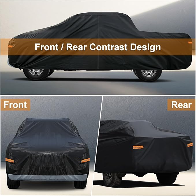 Kayme Truck Cover Custom Fit Dodge Ram 1500 Regular Cab Short Bed. Full - Image 5