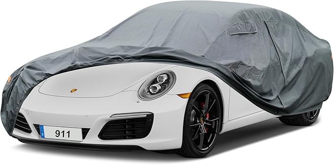 Premium Car Cover Custom Fit Porsche 911, 16 Layers Heavy Duty Car Cover by GUNHYI