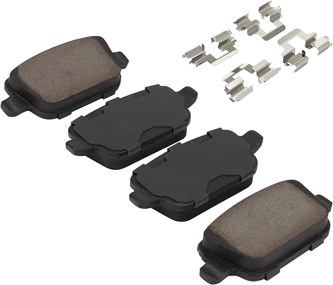 Premium Ceramic Rear Brake Pads Compatible - Image 2