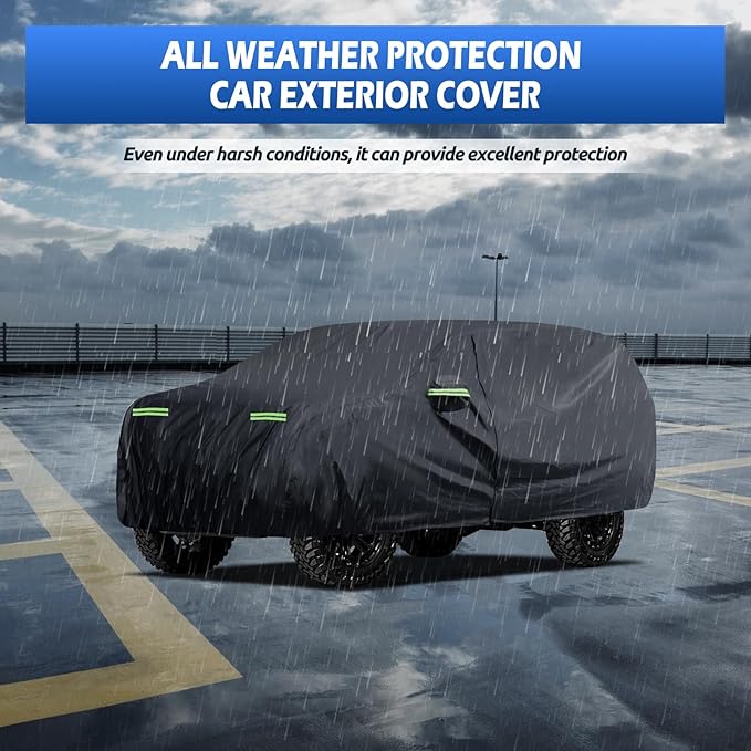 Car Cover Custom Fit for Chevrolet Chevy Suburban 1973-2025, Migaven Waterproof - Image 7