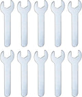 HARFINGTON 10pcs Small Wrench 11x70x1.5mm Metric U-Shaped Single Open Ended by HARFINGTON