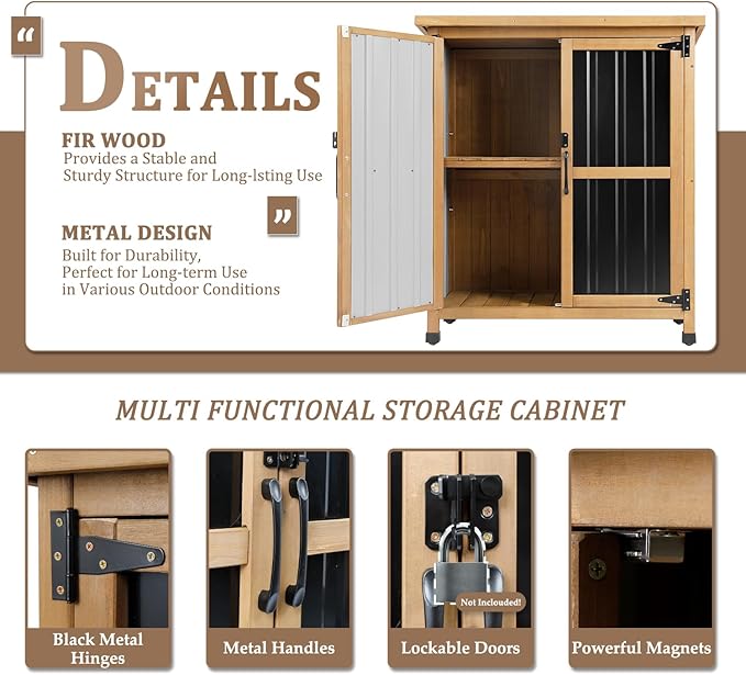Weatherproof Outdoor Storage Cabinet - Image 4