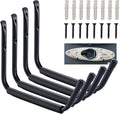 HOME MASTER HARDWARE Heavy Duty 15" Jumbo Garage Wall Hooks 4 Pack – 100 LB by HOME+MASTER+HARDWARE