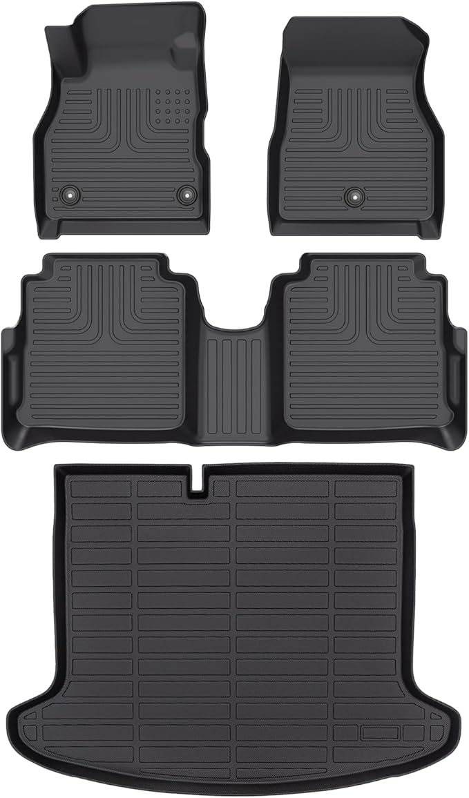 Wayhigh-All Weather Floor Mats & Cargo Liner Set by Wayhigh