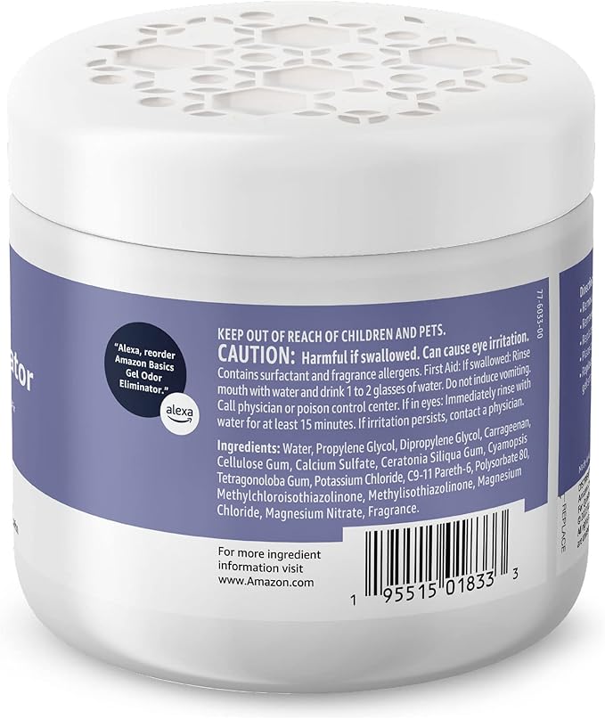 Amazon Basics Gel Odor Eliminator, Activated Charcoal, 17 Oz - Image 3