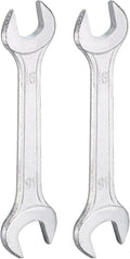 HARFINGTON 2pcs Double Open End Wrench 16mm x 18mm Metric 15 Degree Offset by HARFINGTON