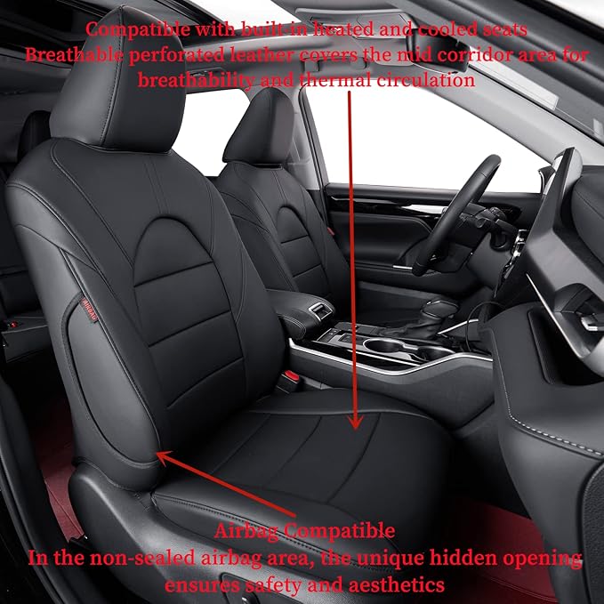coverdream Camry Seat Covers Custom Fit - Image 6