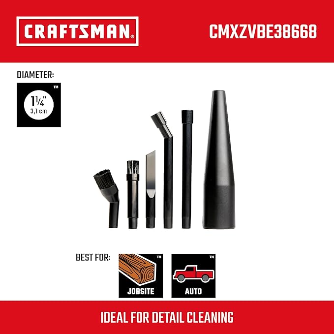 CRAFTSMAN CMXEVBE17590 9 Gallon 4.25 Peak HP Wet Dry Vac, Portable Shop Vacuum - Image 4