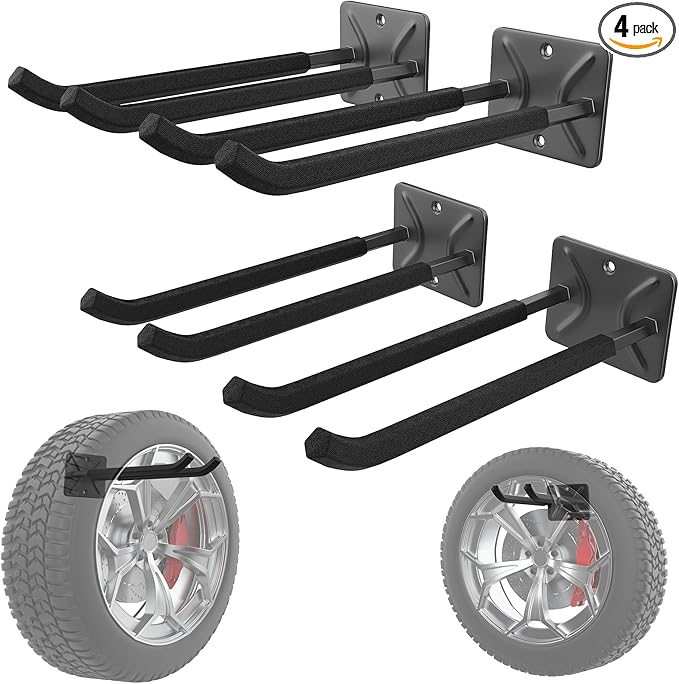 WALMANN Wall Mounted Garage Hooks, Heavy Duty 12-inch Tool Hooks by WALMANN