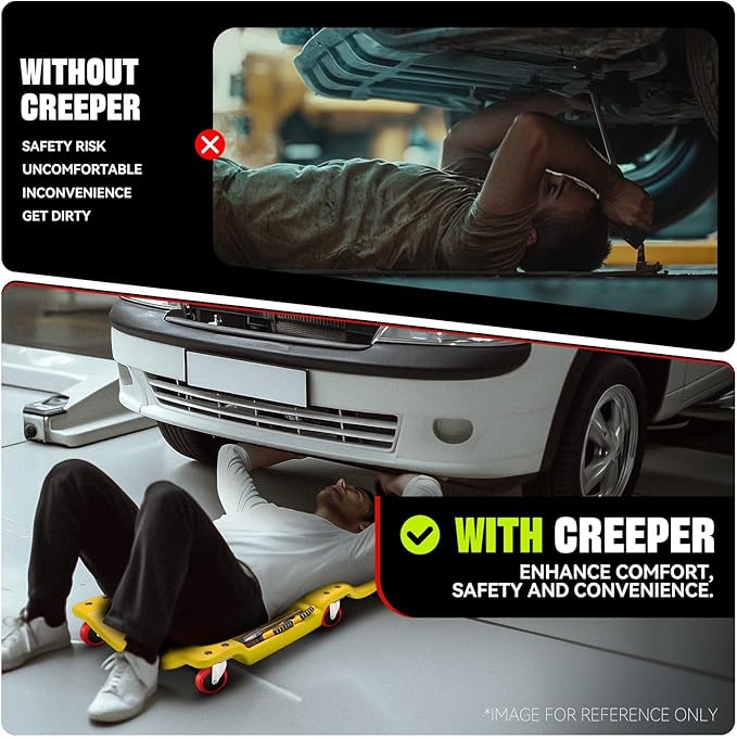 Auto Dynasty 36 Inches Mechanic Creeper, Automotive Garage Repair Low Profile - Image 6