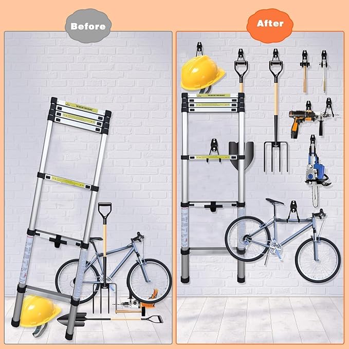 Garage Hooks, 16 Pack Garage Hooks Heavy Duty, Utility Steel Garage Storage - Image 8