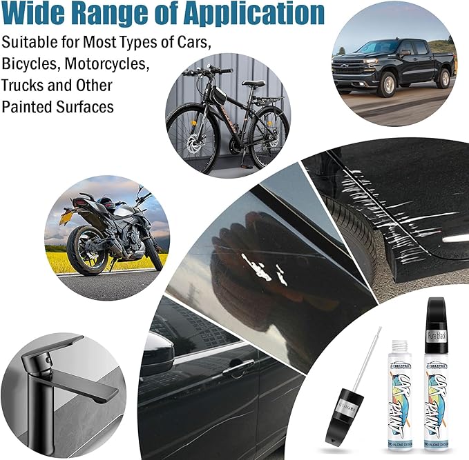 Black Touch Up Paint for Cars, Car Scratch Repair Pen, Color Accurate - Image 7