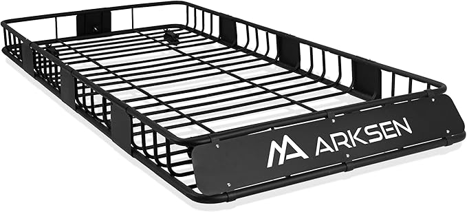 ARKSEN 84 x 39 x 6 Inch Universal 150LB Heavy Duty Roof Rack Cargo by ARKSEN