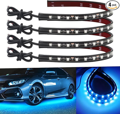 12V Led Light Strip 32CM Waterproof Ice Blue Led Strip Lights by Keiurot