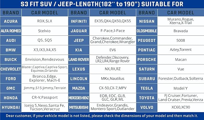 6 Layer Heavy Duty SUV Car Cover Waterproof All Weather Protection - Image 7