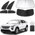TINGLU Window Shades for Cadillac XT4 2019-2024 2025 Accessories Car Side Full by TINGLU