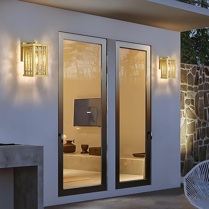 Outdoor Wall Light E26 Base Metal Frame - Image 7
