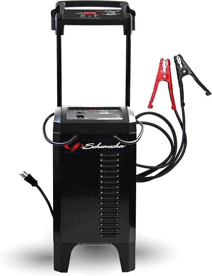 Schumacher Electric Wheeled 6A Car Battery Charger and 275A Engine Starter by SchumacherElectric