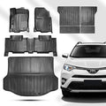 Vanseno Floor mats & CargoTrunk Liners and Backrest Mat Full Set Compatible by Vanseno