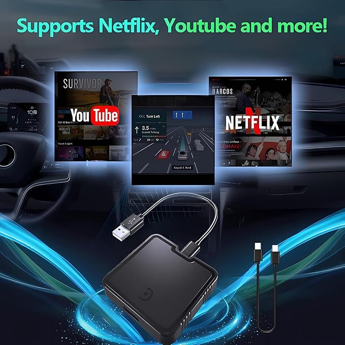 Wireless CarPlay Adapter for Convert Wired to Wireless Car Play Adapter Fast - Image 3