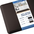 KitchenClouds Kitchen Mat Cushioned Anti Fatigue Kitchen Rug 17.3"x60" by KitchenClouds