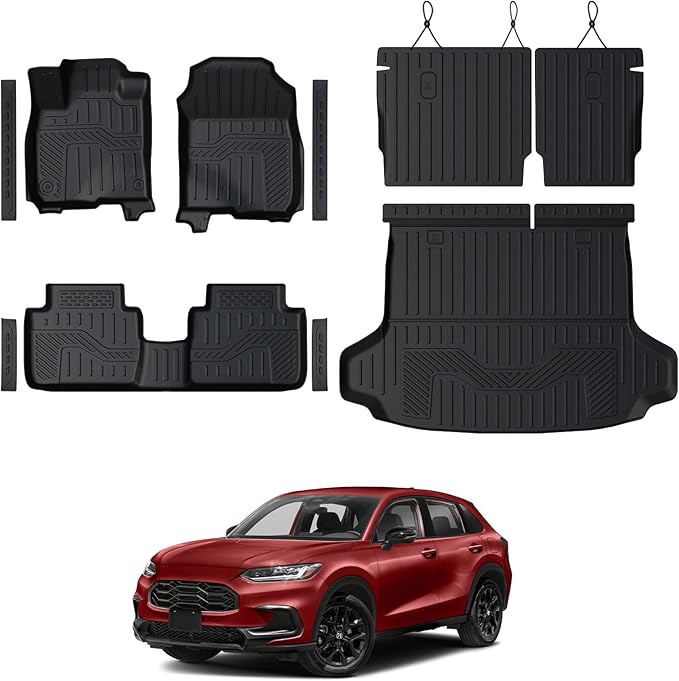 Floor Mats Set for Honda HR-V 2026 2025 2024 2023, Full Coverage All Weather by GALVAGNITE