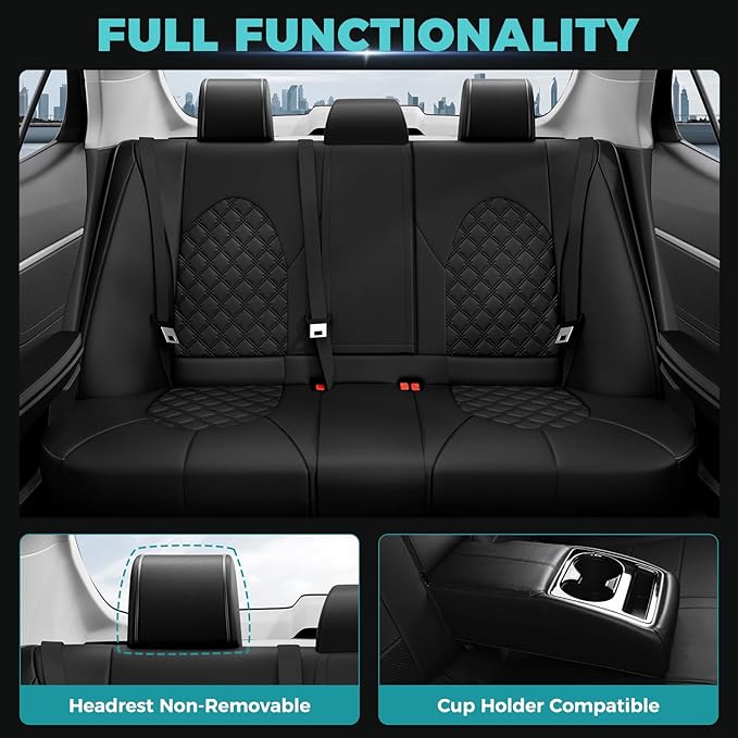 for Toyota Camry Seat Covers LE SE SE Nightshade 2018 2019 2020 2021 2022 2023 - Image 5