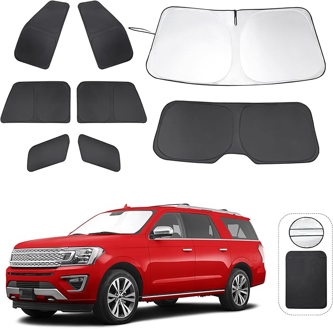 TTINGLU Window Shades for Ford Expedition SUV 2018-2024 Accessories Car Side by TINGLU