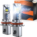 SEALIGHT 9007 Bulbs, 50000 LM HB5 Fog Light Bulbs, 1:1 Design, 6500KCool White by SEALIGHT