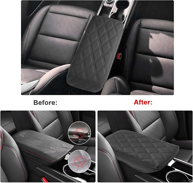 SXCY for 2025 Chevy Equinox Armrest Cover Pad for Equinox 2025 Center Console - Image 2