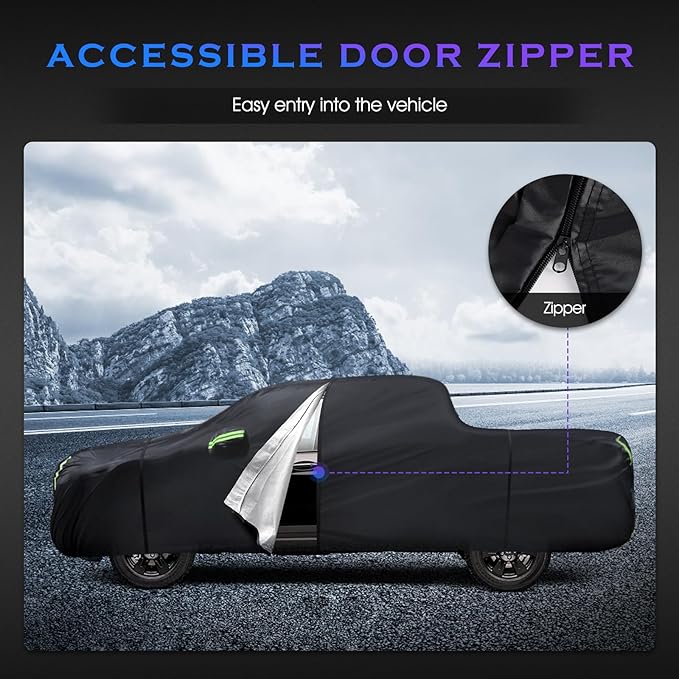 Car Cover Custom Fit for Honda Ridgeline 2006-2024, 6 Layers Truck Cover - Image 5