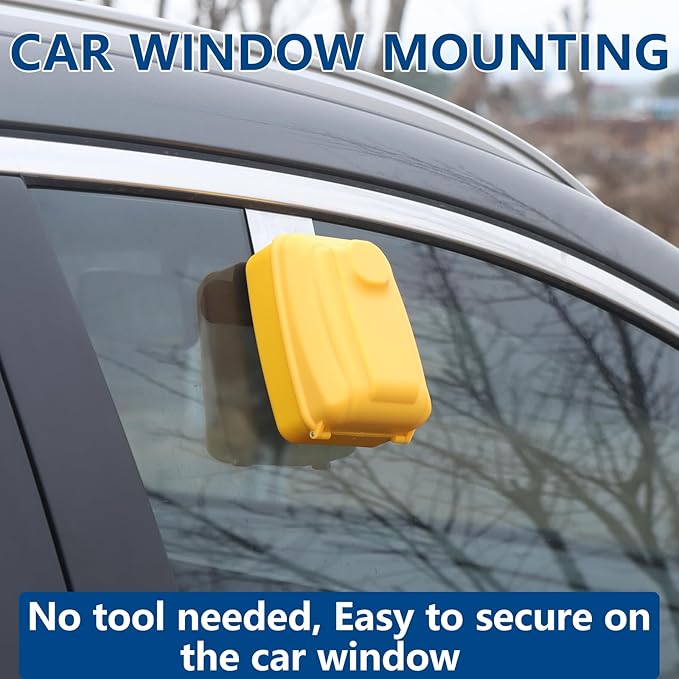 Car Window Punch Button Lock Box, Sturdy Waterproof Large Capacity Lock Box - Image 3