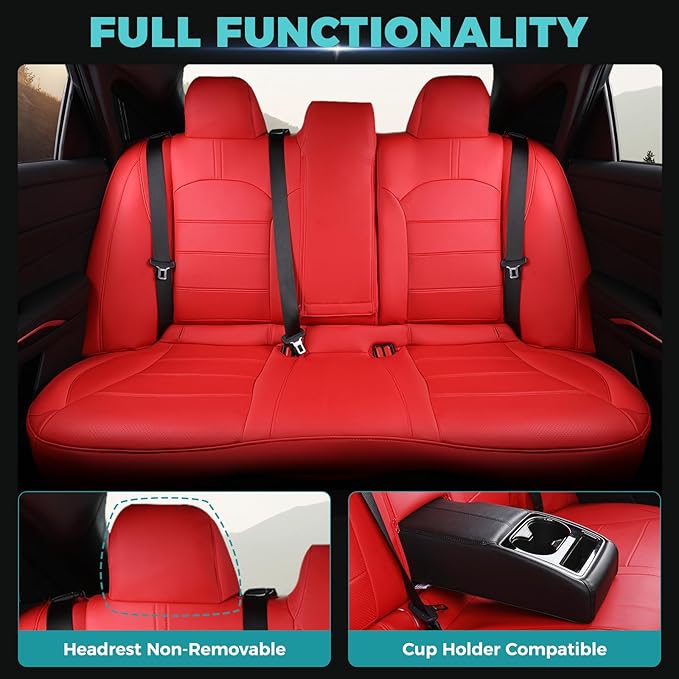 for Toyota Camry Seat Covers LE SE SE Nightshade 2018 2019 2020 2021 2022 2023 - Image 5