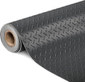 TUFFIOM 7'87'' x 22 FT Garage Floor Mat, Thickened Diamond Plate PVC Garage by TUFFIOM