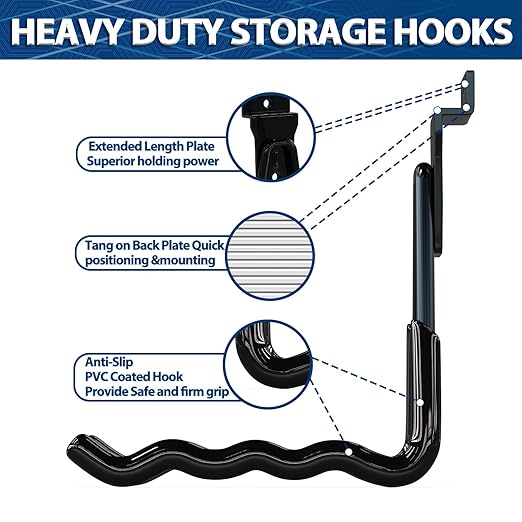 3-H Slatwall Accessories 10 Wave Hooks, Slatwall Hooks & Hangers, Slat Wall - Image 4