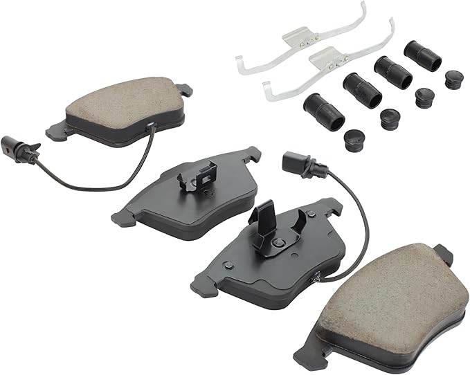 Premium Semi-Metallic Front Brake Pads Compatible - Image 2