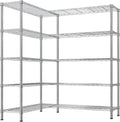VINGLI 5 Tier Storage Shelves 1430LBS Heavy Duty Metal Shelving, Upgraded 58" W by VINGLI