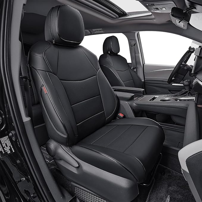 EKR Sienna Seat Covers for 2021 2022 2023 2024 2025 Toyota Sienna LE, 8 Seats by EKR