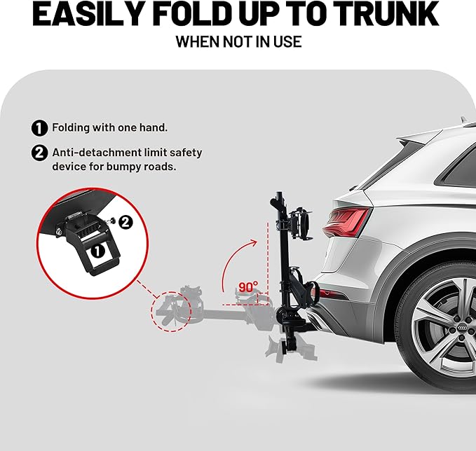Young E-Bike Rack Hitch Mount Platform Style - Image 8