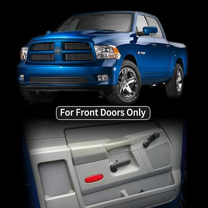 Car Front Interior Door Panels Reflector Red Inner Door Panel Reflector Plate - Image 3