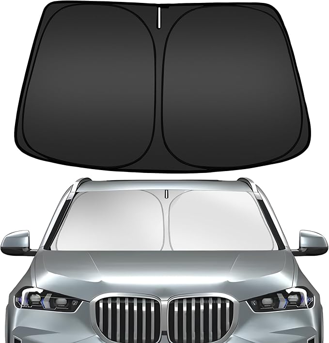 ARISMOTOR Windshield Sun Shade for BMW X5 2019-2025, Custom Fit Foldable Front by ARISMOTOR