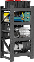 4-Tier Storage Shelves, Adjustable Industrial Metal Shelf System, 000lbs by Unknown