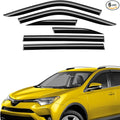 Extra Durable Window Deflectors Tape-On Window Visors Rain Guards Fit by AEROGUYSCustomfitrainguard